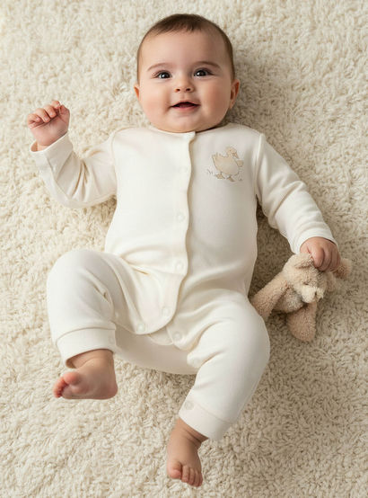 Pack of 5 Juniors Cotton Round Neck Long Sleeves Sleepsuit with Fun Prints-baby-girls-clothing-nightwear-sleepsuits-image-2