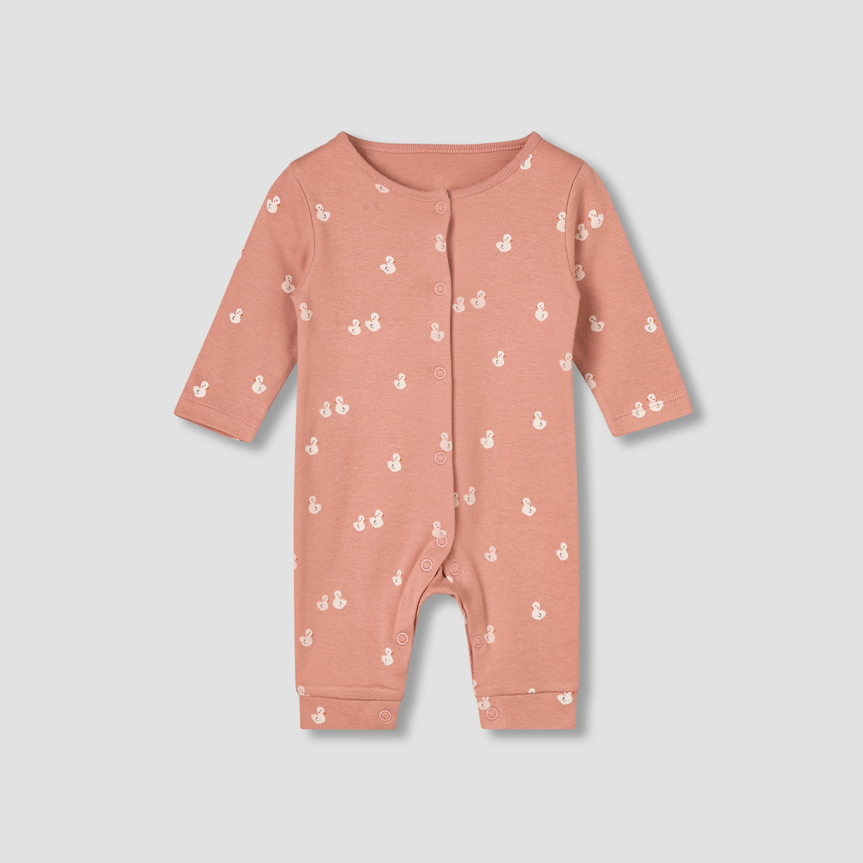 Pack of 5 Juniors Cotton Round Neck Long Sleeves Sleepsuit with Print