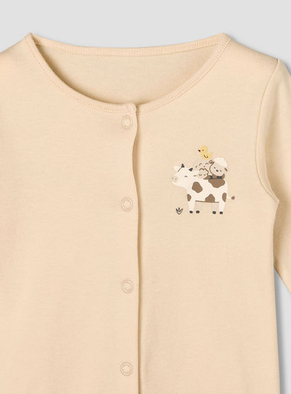 Pack of 5 Juniors Round Neck Long Sleeves Sleepsuit with Print-baby-boys-clothing-nightwear-sleepsuits-image-8