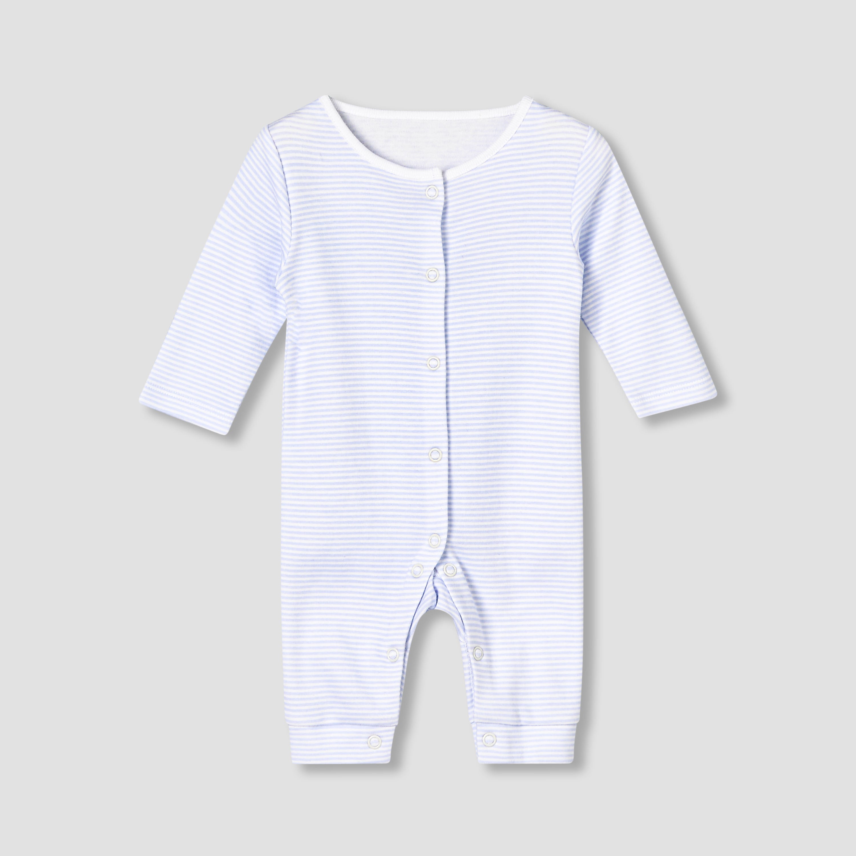 Pack of 5 Juniors Cotton Round Neck Long Sleeves Sleepsuit with Print