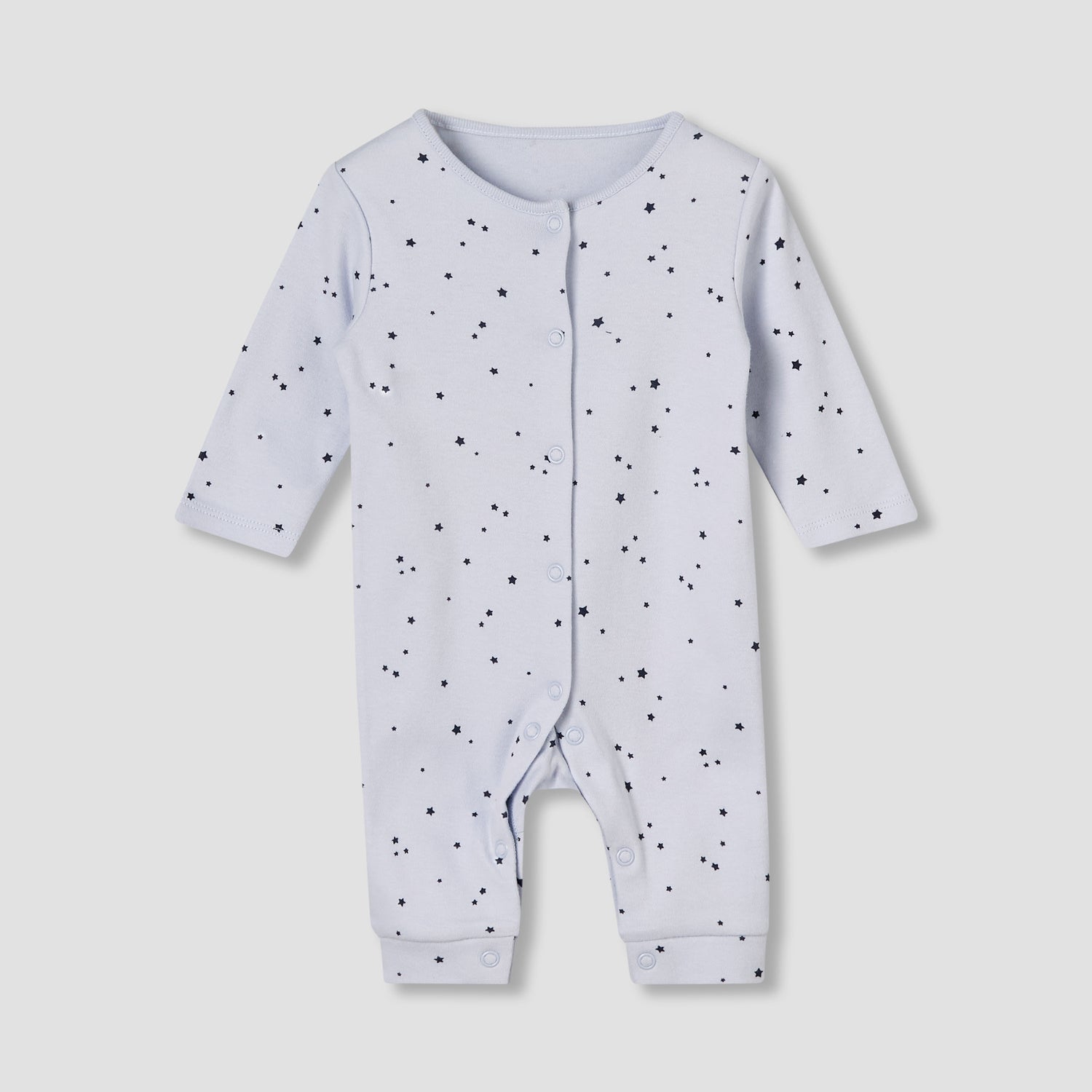 Pack of 5 Juniors Cotton Round Neck Long Sleeves Sleepsuit with Print