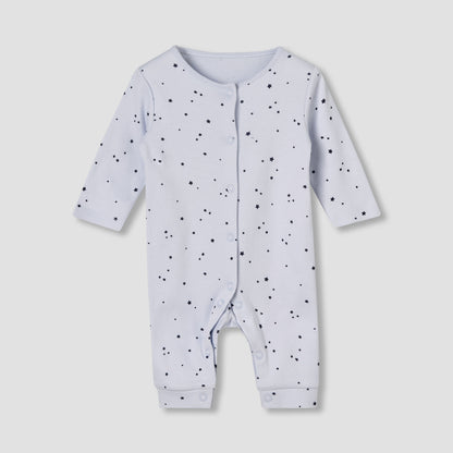 Pack of 5 Juniors Cotton Round Neck Long Sleeves Sleepsuit with Print