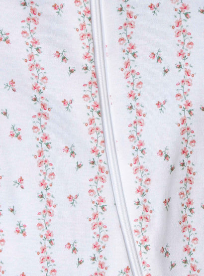 Pack of 3 Juniors Organic Cotton Round Neck Long Sleeves Sleepsuit with Floral Print-baby-girls-clothing-nightwear-sleepsuits-image-8