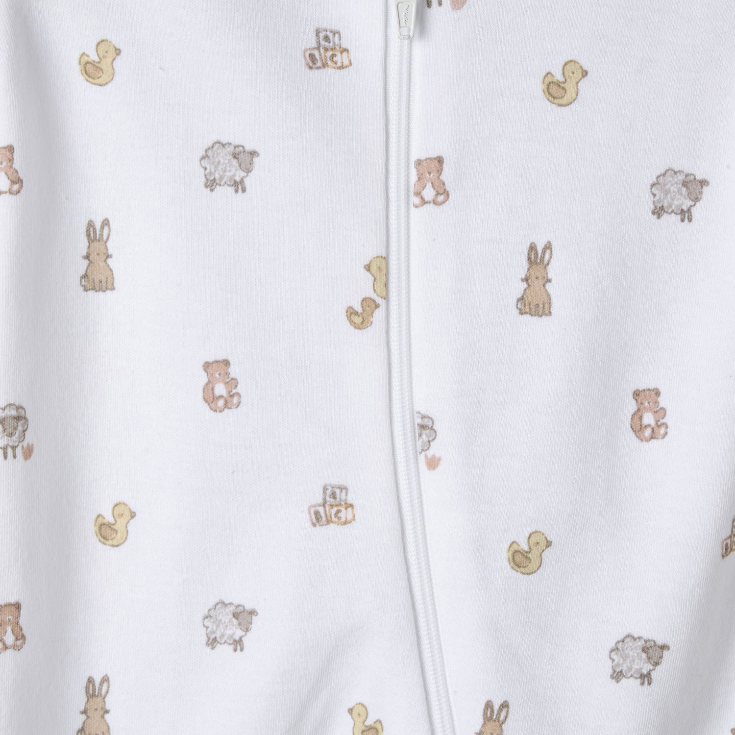 Pack of 3 Juniors Organic Cotton Round Neck Long Sleeves Sleepsuit with Print