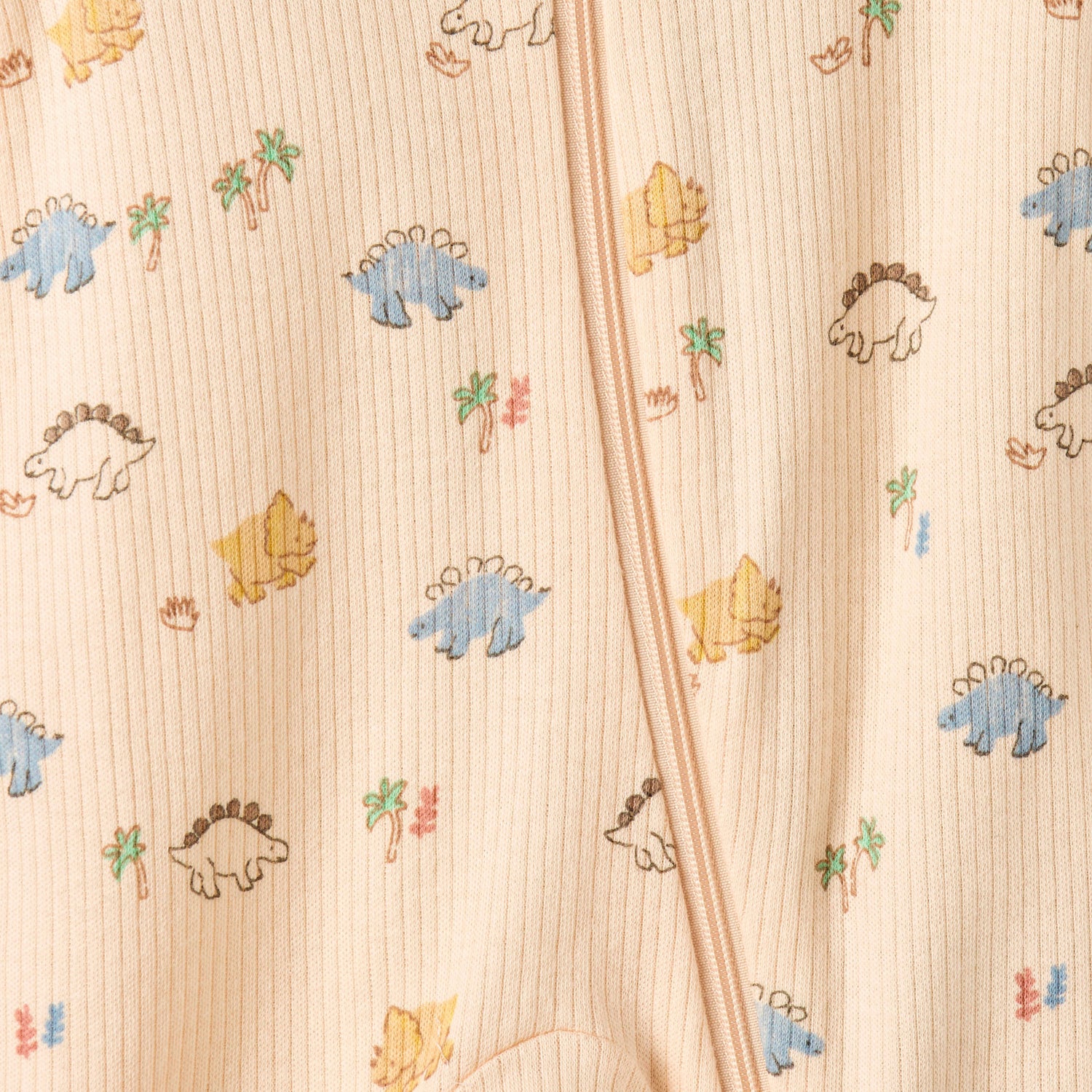Pack of 3 Juniors Organic Cotton Crew Neck Long Sleeves Sleepsuit with Print