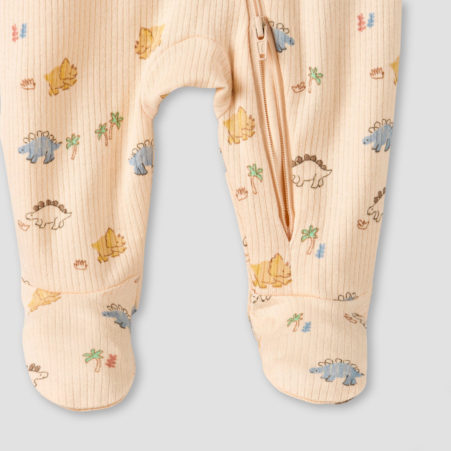 Pack of 3 Juniors Organic Cotton Crew Neck Long Sleeves Sleepsuit with Print