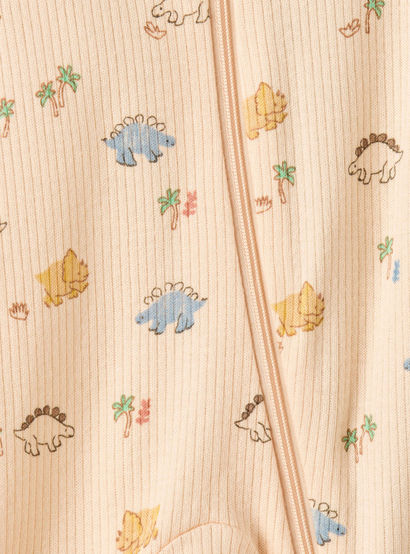 Pack of 3 Juniors Organic Cotton Crew Neck Long Sleeves Sleepsuit with Print-baby-boys-clothing-nightwear-sleepsuits-image-7
