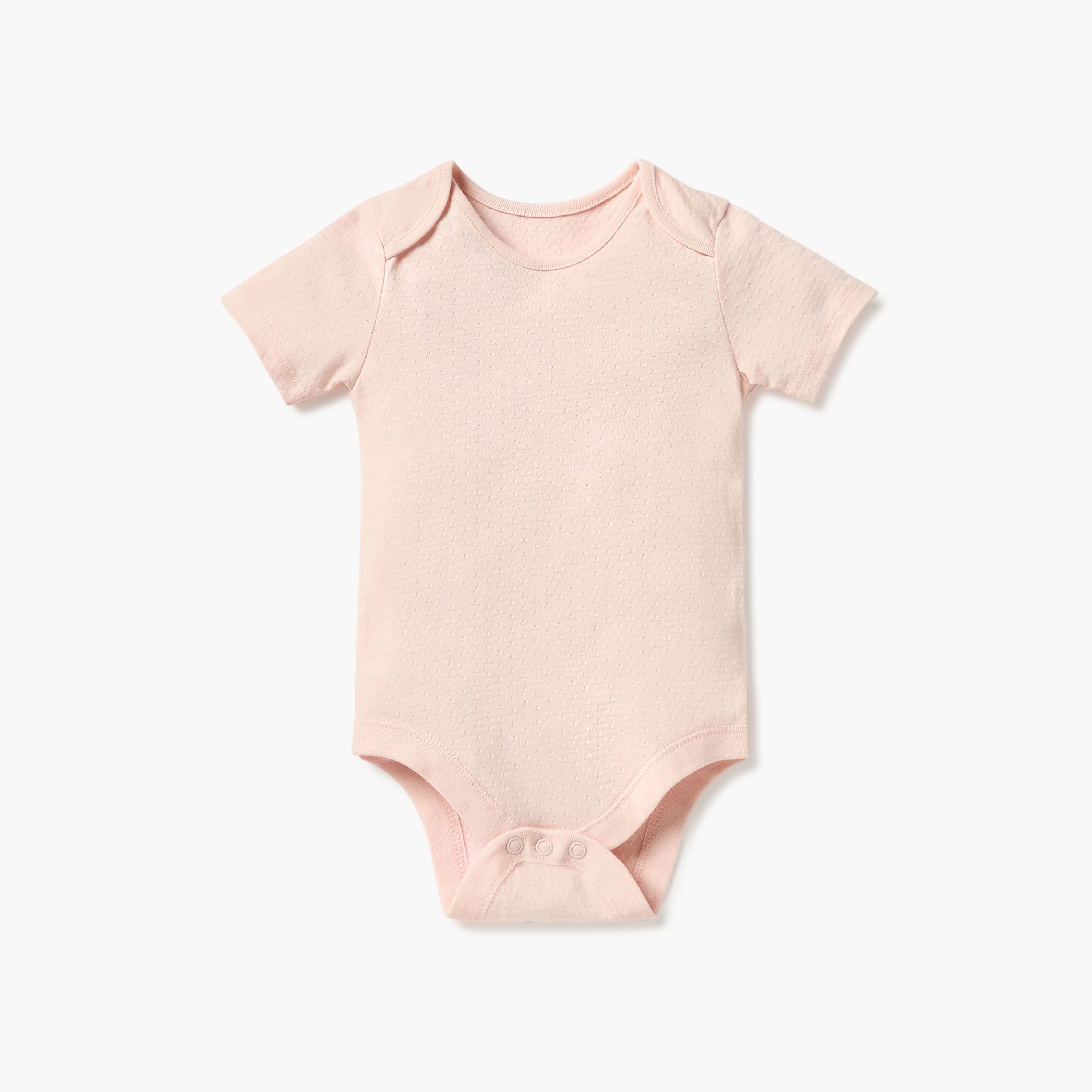 Juniors Assorted Bodysuit with Short Sleeves and Button Closure - Set of 3