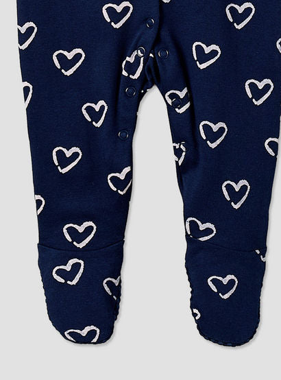 Pack of 3 Cotton Crew Neck Long Sleeve Sleepsuit with Snap Button Closure-baby-girls-clothing-nightwear-sleepsuits-image-7