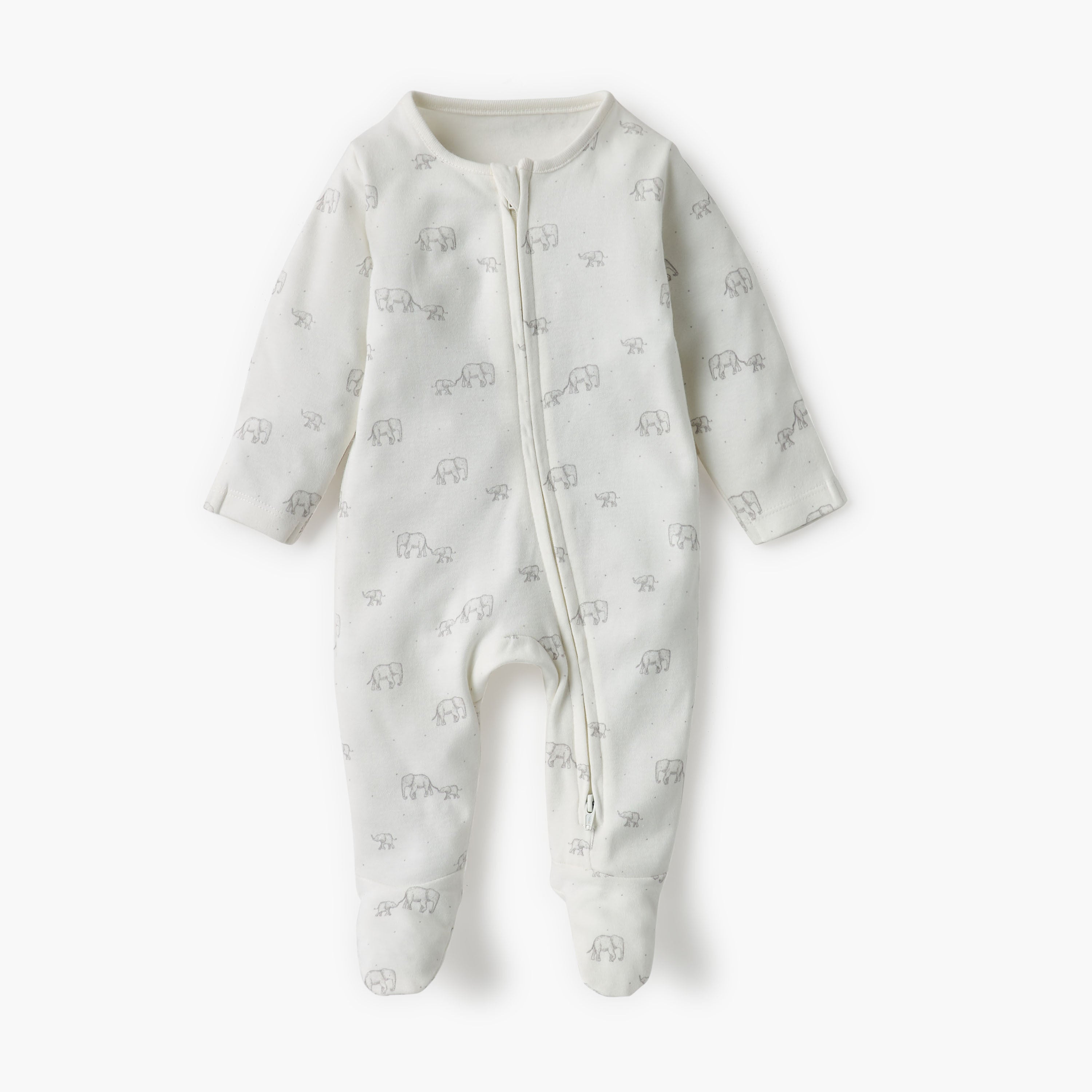 Juniors Assorted Sleepsuit with Long Sleeves and Zip Closure - Set of 3