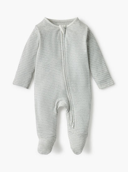 Juniors Assorted Sleepsuit with Long Sleeves and Zip Closure - Set of 3-baby-boys-clothing-nightwear-sleepsuits-image-4