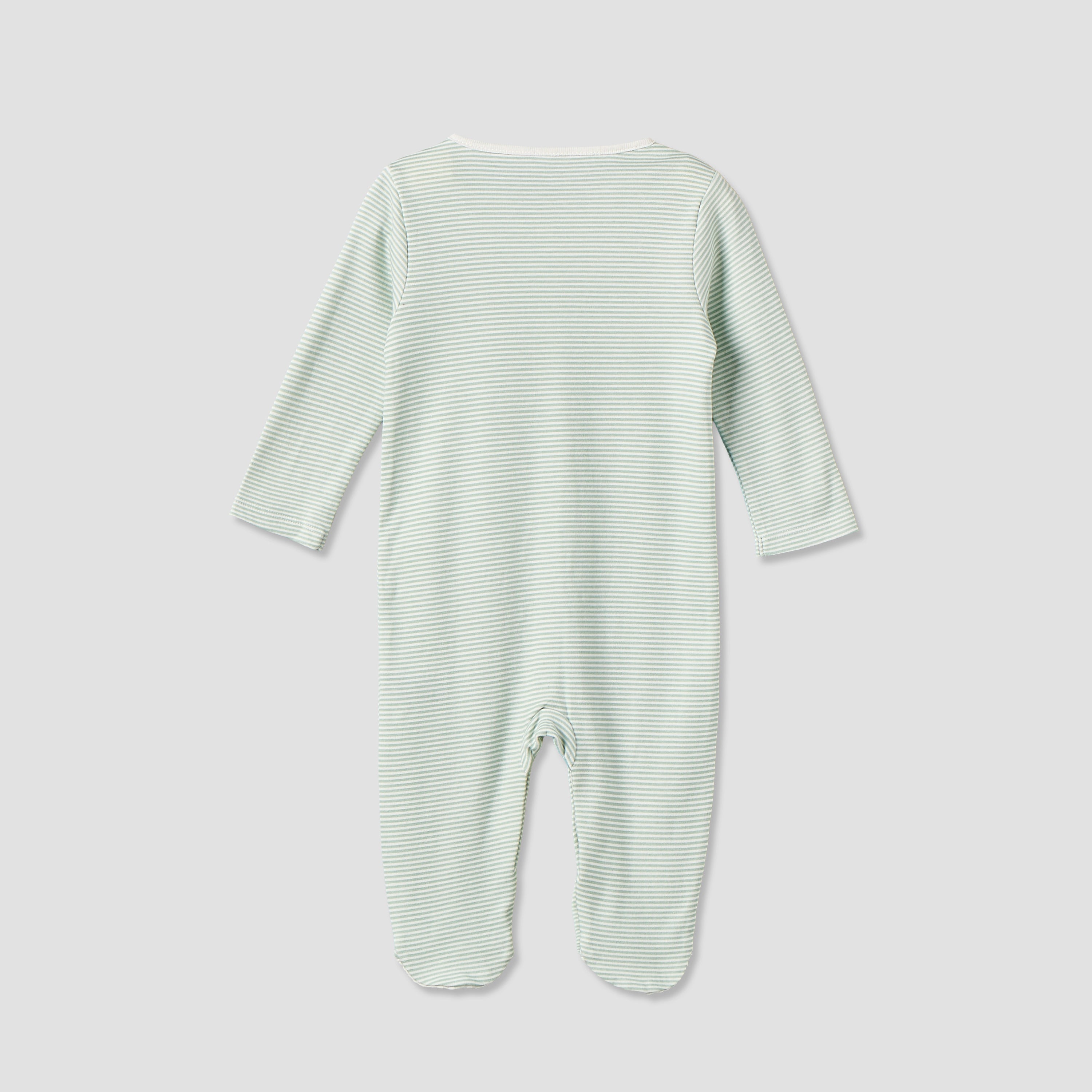 Pack of 3 Juniors Cotton Round Neck Long Sleeves Sleepsuit with Assorted Print
