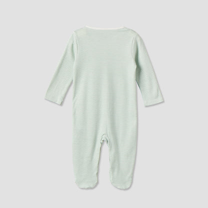 Pack of 3 Juniors Cotton Round Neck Long Sleeves Sleepsuit with Assorted Print