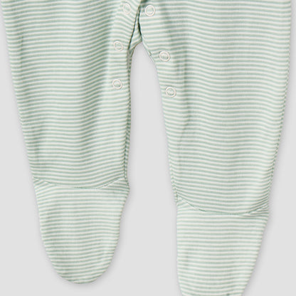 Pack of 3 Juniors Cotton Round Neck Long Sleeves Sleepsuit with Assorted Print