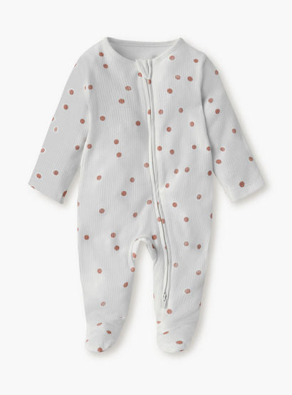 Juniors Printed Sleepsuit with Zip Closure and Long Sleeves - Set of 3-baby-girls-clothing-nightwear-sleepsuits-image-4