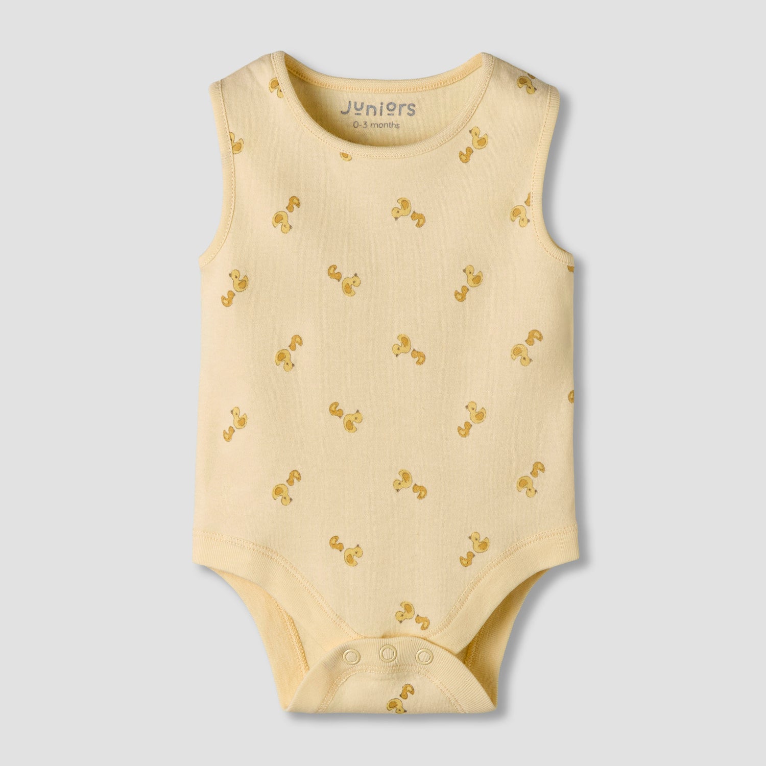 Pack of 7 Juniors Round Neck Sleeveless Bodysuit with Assorted Design