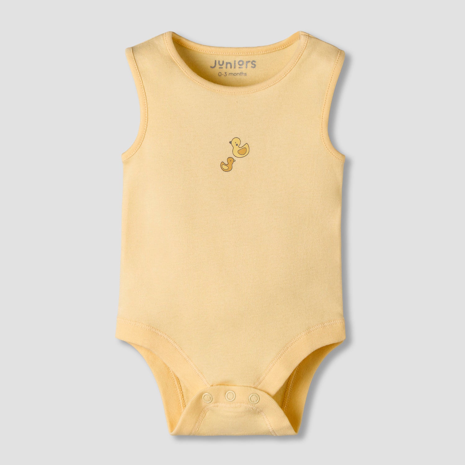 Pack of 7 Juniors Round Neck Sleeveless Bodysuit with Assorted Design