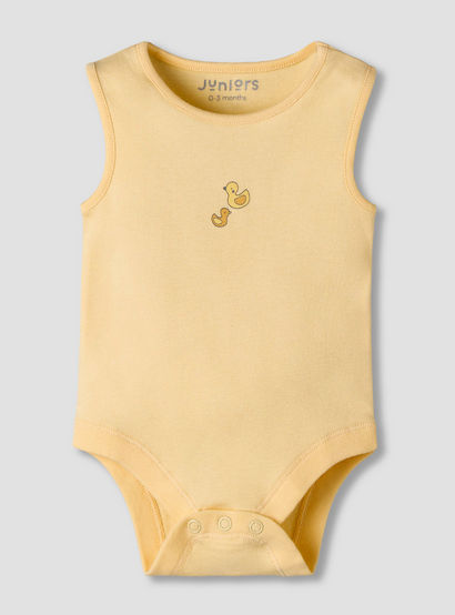 Pack of 7 Juniors Round Neck Sleeveless Bodysuit with Assorted Design-baby-boys-clothing-multipacks-image-6