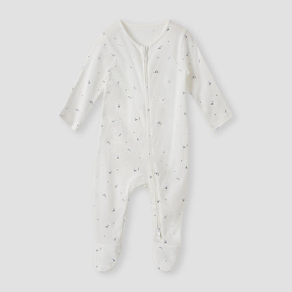 Juniors Printed Sleepsuit with Zip Closure - Set of 3