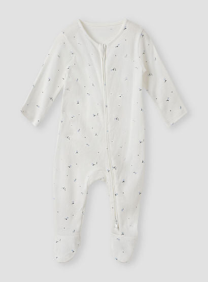 Juniors Printed Sleepsuit with Zip Closure - Set of 3-baby-boys-clothing-nightwear-sleepsuits-image-3