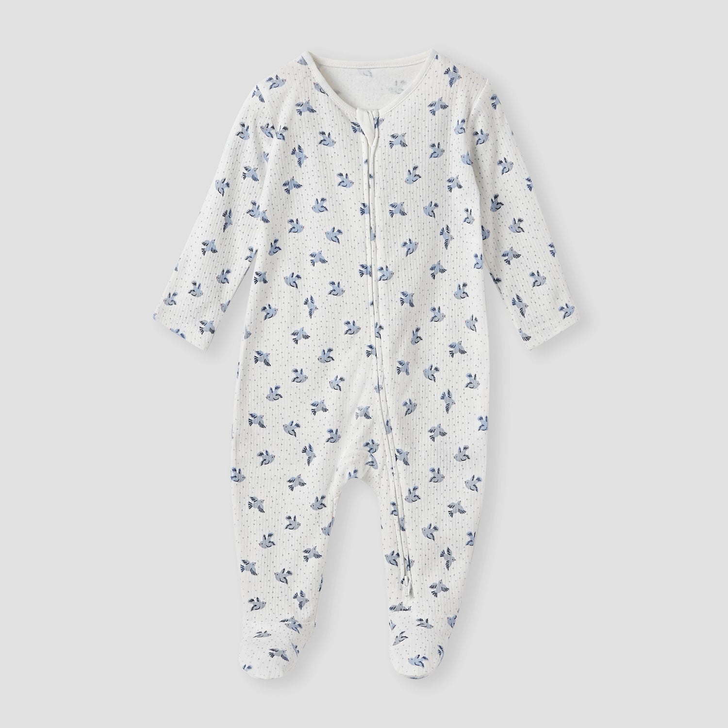 Juniors Printed Sleepsuit with Zip Closure - Set of 3