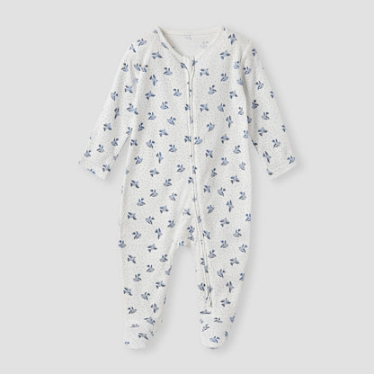 Juniors Printed Sleepsuit with Zip Closure - Set of 3