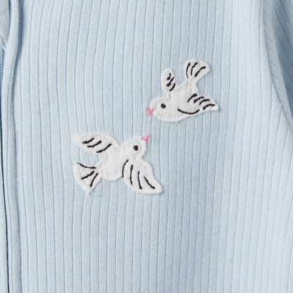 Juniors Printed Sleepsuit with Zip Closure - Set of 3