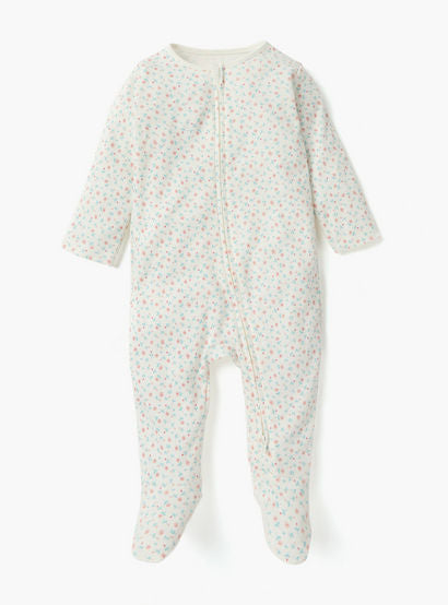 Juniors Printed Sleepsuit with Zip Closure and Long Sleeves - Set of 3-baby-girls-clothing-nightwear-sleepsuits-image-3