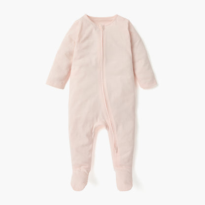 Juniors Printed Sleepsuit with Zip Closure and Long Sleeves - Set of 3