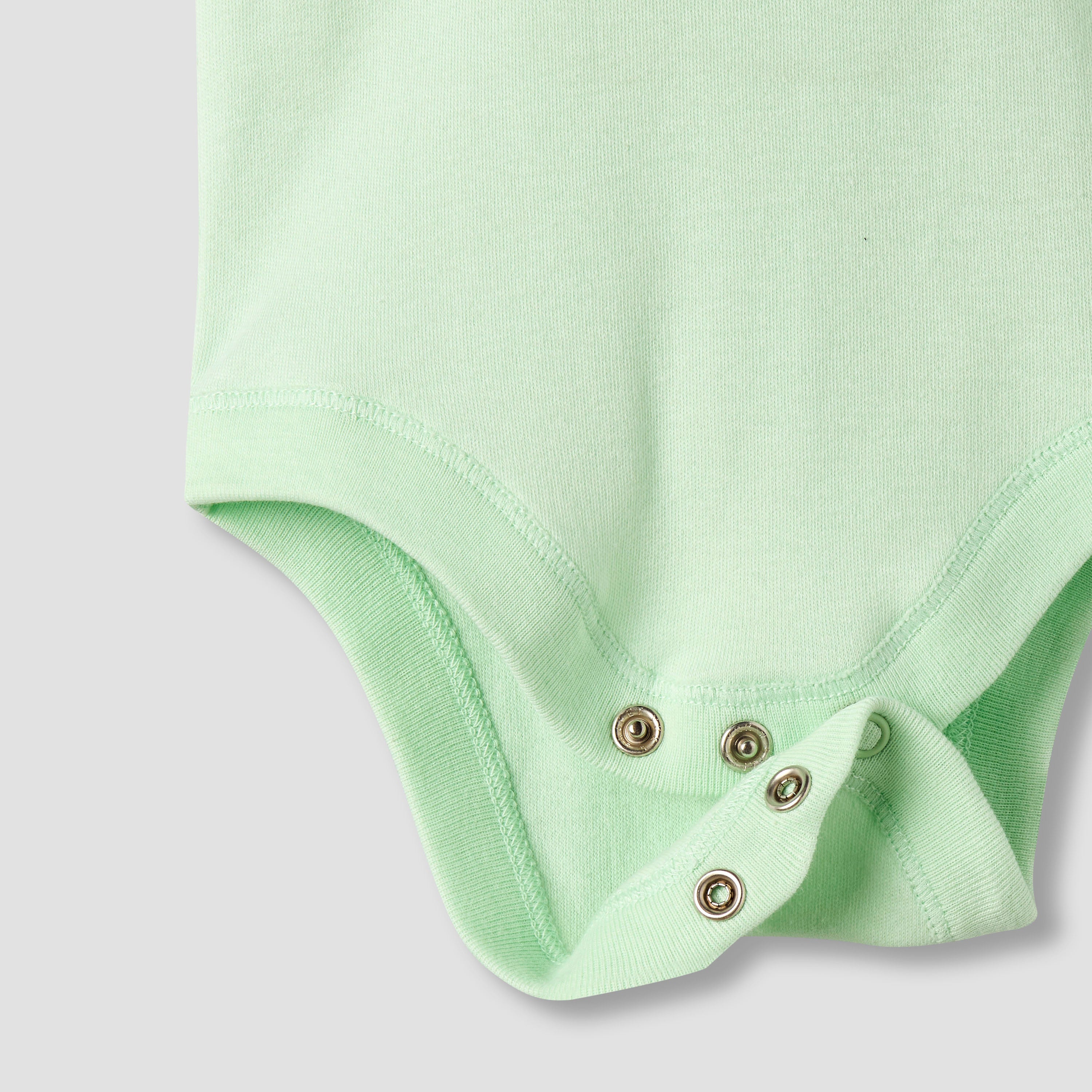 Pack of 7 Juniors Crew Neck Sleeveless Bodysuit with Snap Button Closure