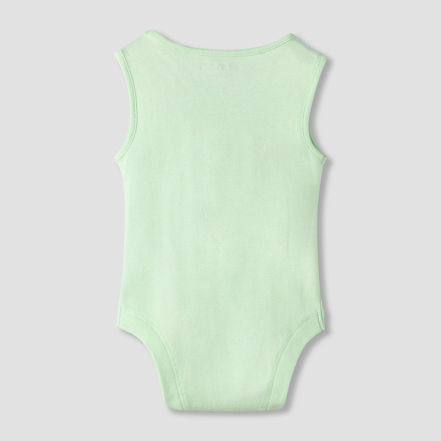 Pack of 7 Juniors Crew Neck Sleeveless Bodysuit with Snap Button Closure