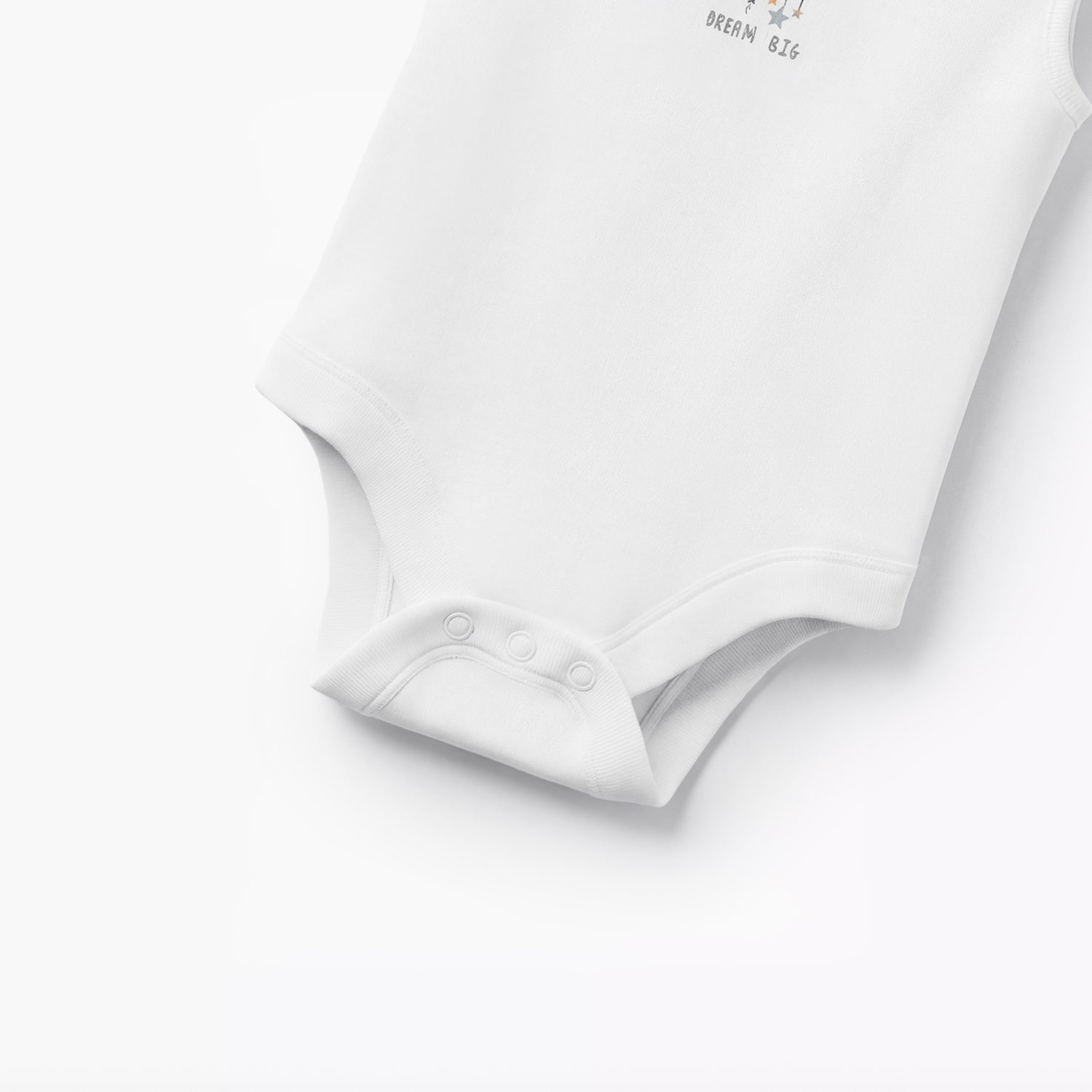 Pack of 7 Juniors Round Neck Sleeveless Bodysuit with Snap Button Closure
