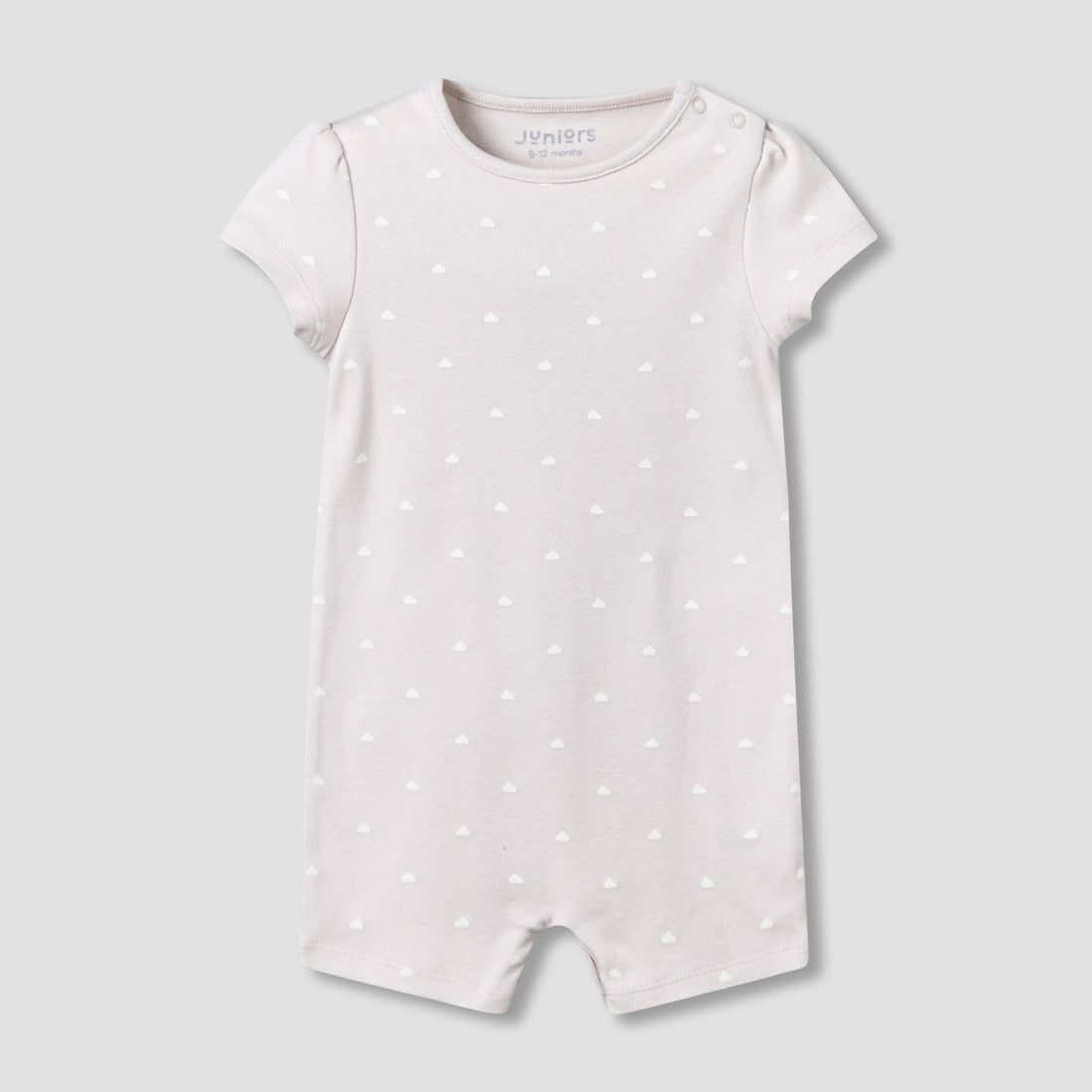 Pack of 2 Juniors Round Neck Short Sleeves Romper with Print