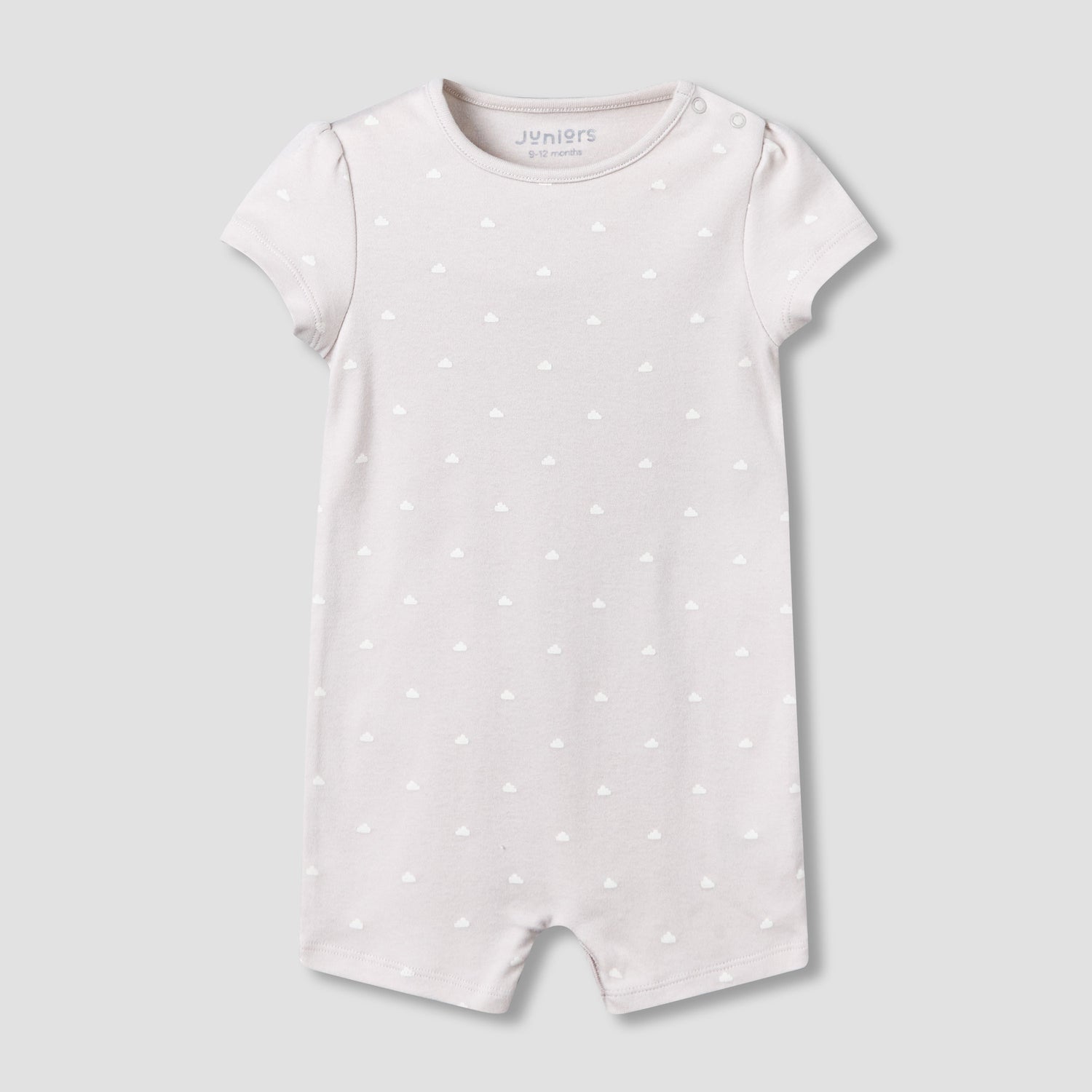 Pack of 2 Juniors Round Neck Short Sleeves Romper with Print