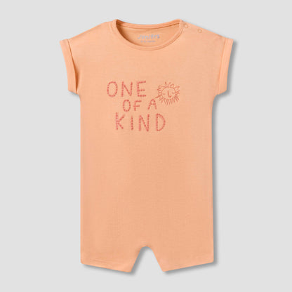 Pack of 2 Juniors Round Neck Short Sleeves Romper with Print