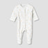Juniors Cotton Round Neck Long Sleeves Sleepsuit with Fun Print - White / 12-18 mths
