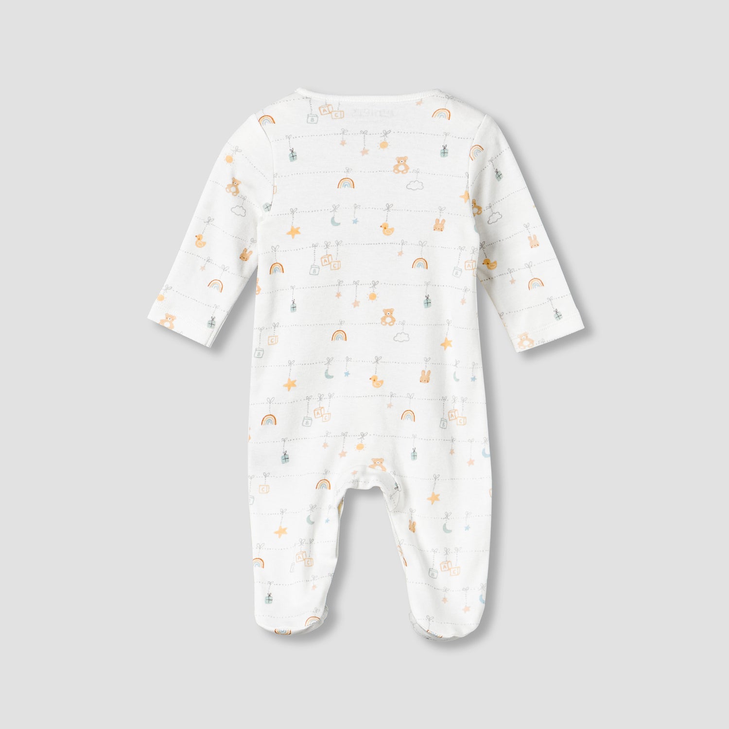 Juniors Cotton Round Neck Long Sleeves Sleepsuit with Fun Print
