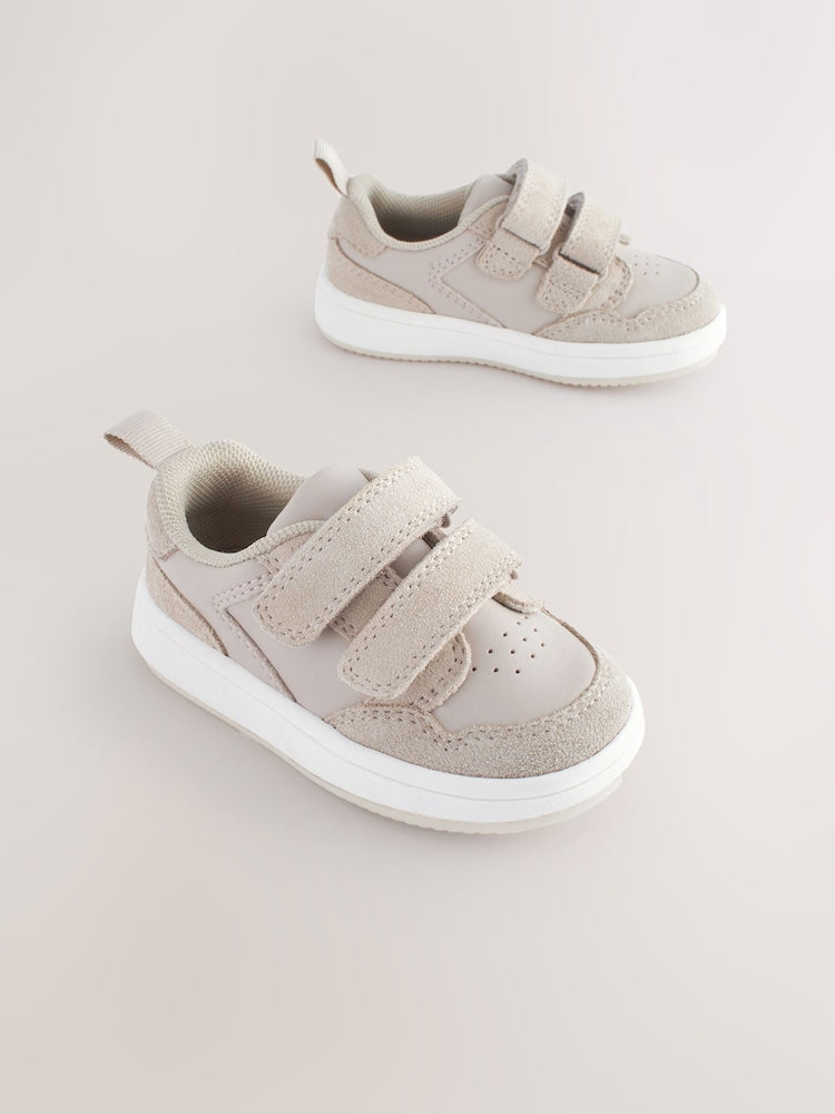 Neutral Standard Fit (F) Touch Fastening Leather First Walker Baby Shoes - EU 23.5 (UK 6.5)