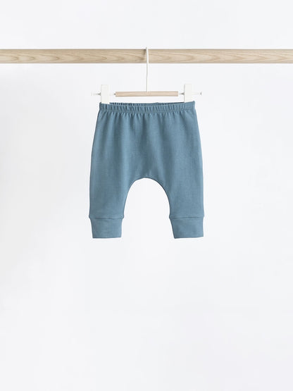 Teal Blue Baby Leggings 4 Pack (0mths-3yrs) - Size 50cm (First Size)