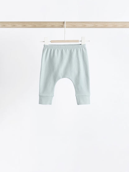 Teal Blue Baby Leggings 4 Pack (0mths-3yrs) - Size 50cm (First Size)