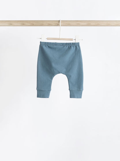 Teal Blue Baby Leggings 4 Pack (0mths-3yrs) - Size 50cm (First Size)