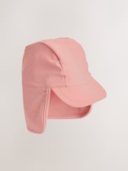 Pink Swim Legionnaire Hat (3mths-10yrs) - Size 3-9 Months (62-74cm)