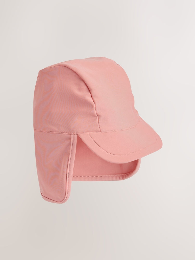 Pink Swim Legionnaire Hat (3mths-10yrs) - Size 3-9 Months (62-74cm)