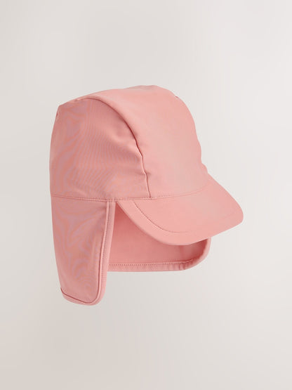 Pink Swim Legionnaire Hat (3mths-10yrs) - Size 3-9 Months (62-74cm)