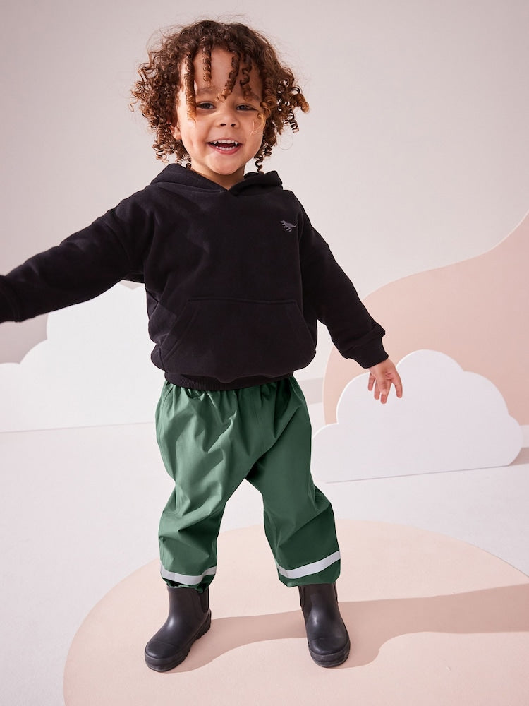 Khaki Green Waterproof Trousers (9mths-10yrs)
