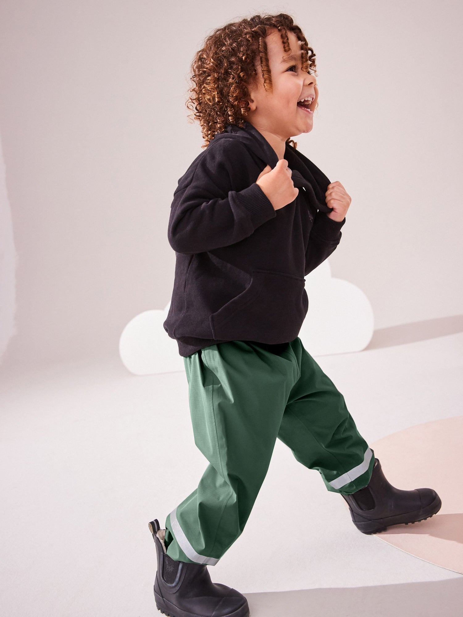 Khaki Green Waterproof Trousers (9mths-10yrs) - Size 9-12 Months (74-80cm)