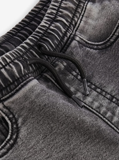 Grey Regular Fit Stretch Elasticated Waist Jeans (3-16yrs)