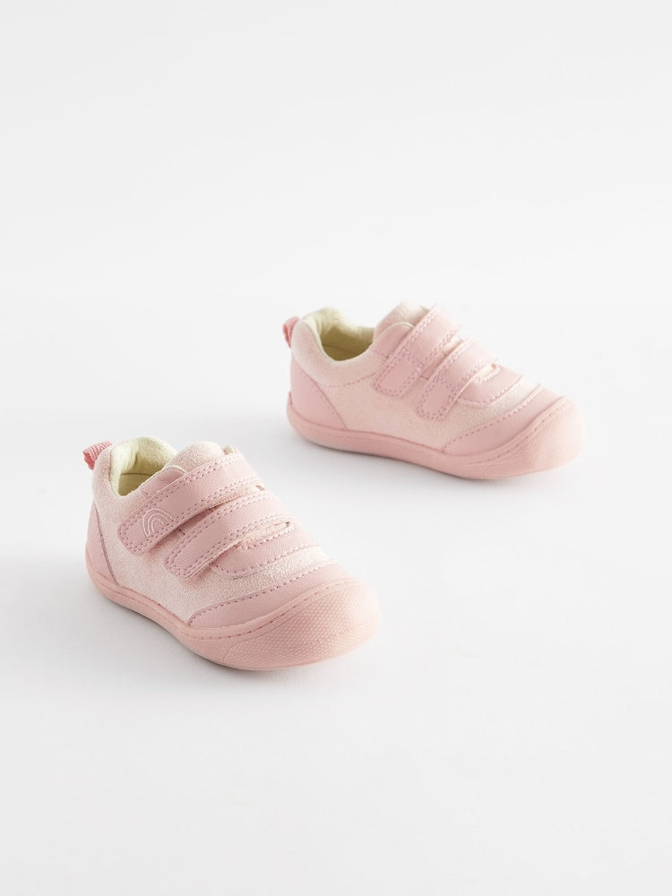 Pink Standard Fit (F) Crawler Trainers - Pink Standard Fit (F) Crawler / EU 19.5 (UK 3.5)