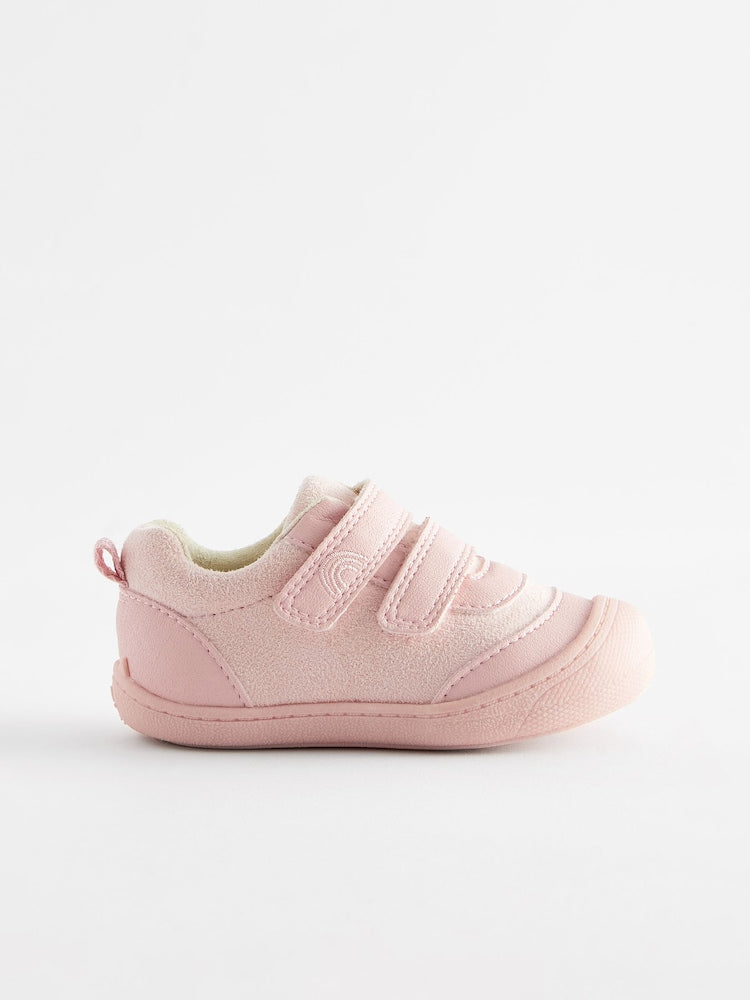 Pink Standard Fit (F) Crawler Trainers