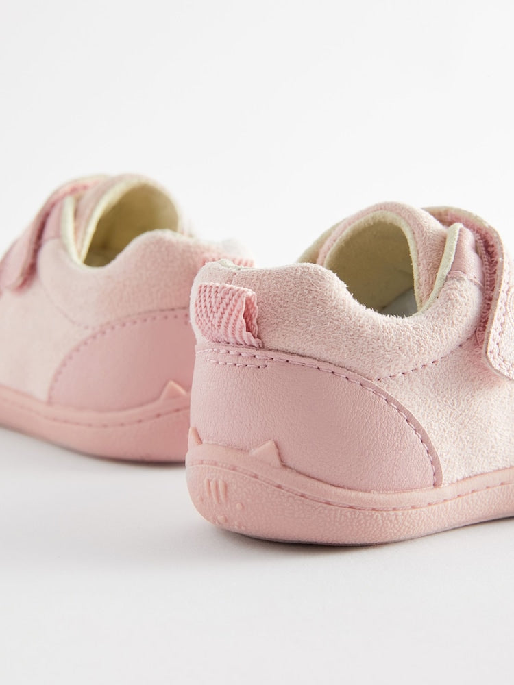 Pink Standard Fit (F) Crawler Trainers